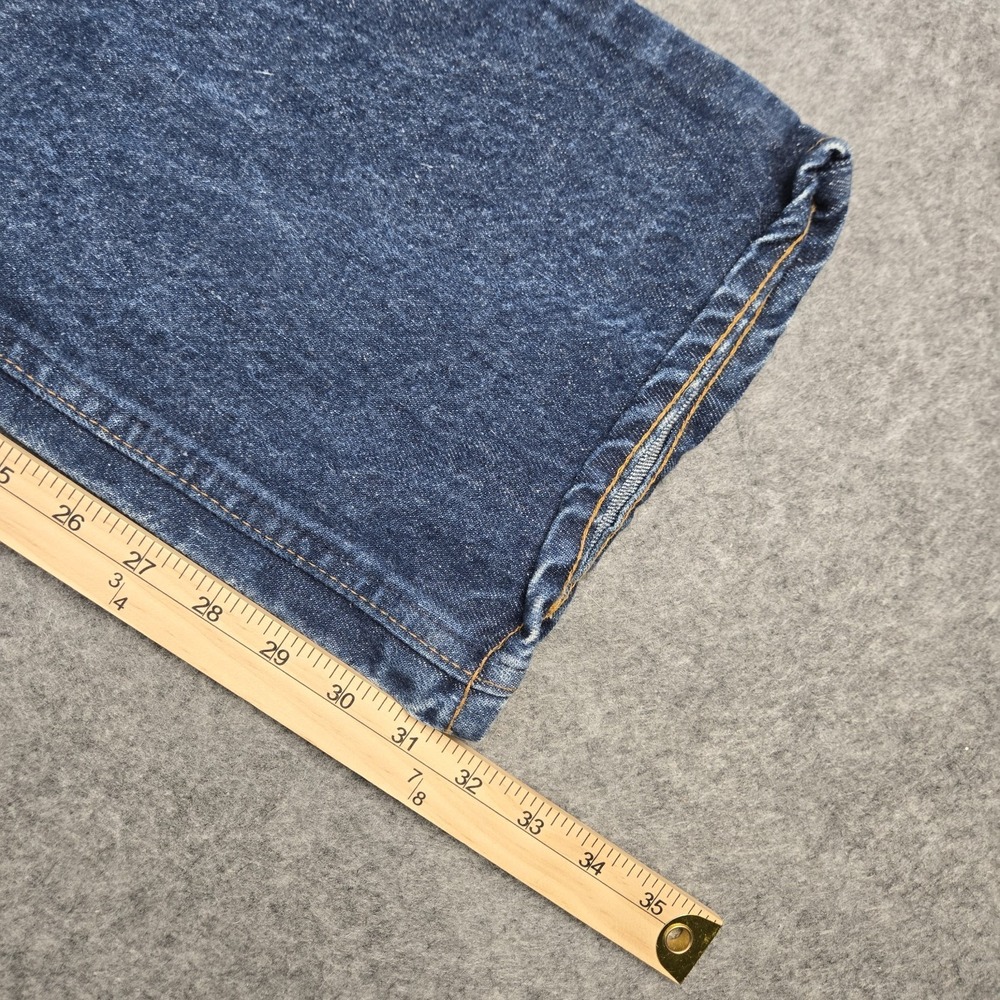 Vintage Levis 20517 0217 Jeans Men's 36x32 Dark Wash Bootcut Orange Tab 1985 USA - Picture 4 of 10